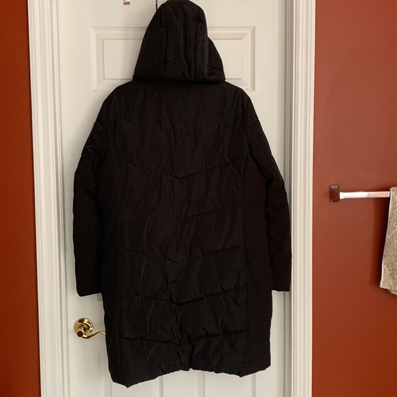 Calvin Klein performance black insulated long winter coat size XL - Picture 5 of 10